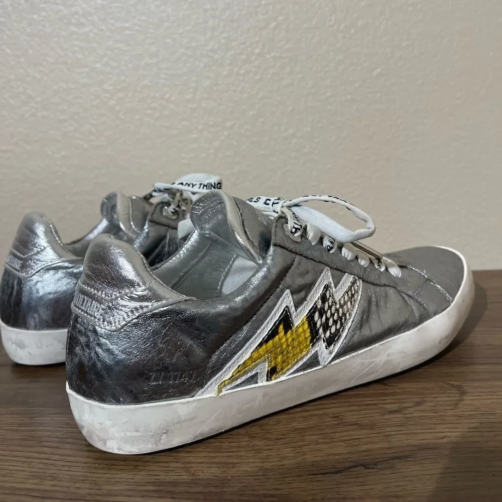 Zadig & Voltaire Silver Sneakers